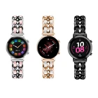 Ремешок 20 мм 22 мм для часов Huawei 3 GT2 Honor Magic 2 кожаный ремешок из нержавеющей стали для Samsung Galaxy Watch 3 Active 2 браслет