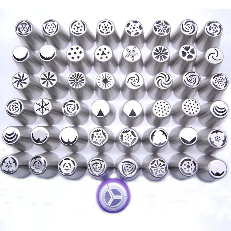 48 шт. сопла 1 соединитель русские наконечники тюльпан из нержавеющей стали