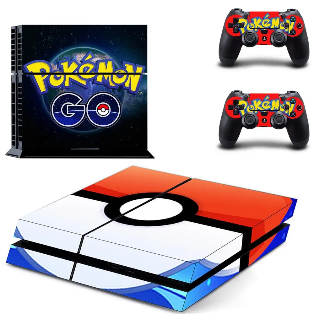 Pokemons юбилей ограниченная наклейка кожи для playstation 4 PS4/SLIM/PRO Контроллеры консоль Play Station 4 виниловые наклейки крышка