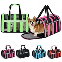 dog carrier bag pet handbag transportation breathable carriers with mesh window airline approved small pet transport for pet