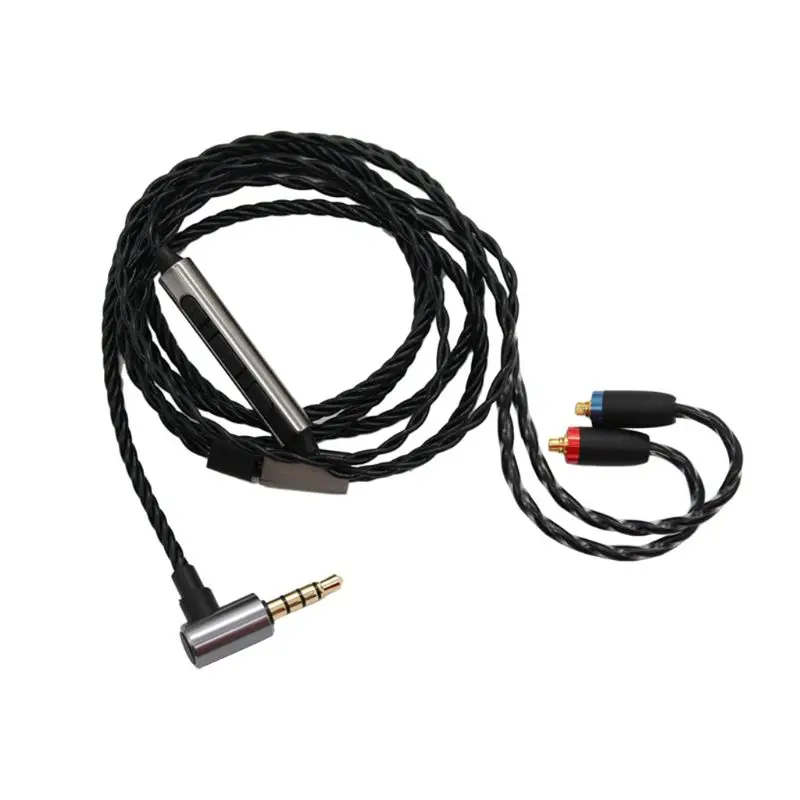 Сменный кабель MMCX с микрофоном для наушников Sh-ure SE215 SE315 SE425 SE535 SE846 UE900 |