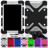 case for various 1010 1 archos tablet full four corner soft shockproof silicone stand back cover protection case free pen
