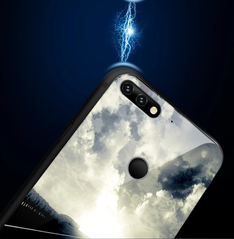 Для Huawei Honor 6X 7A 7X 7C 8A 8X9 облегченное закаленное стекло крышка Y6 Y9 Y7 премьер-профессионал Magic2 Роскошные Защитные чехлы для телефонов