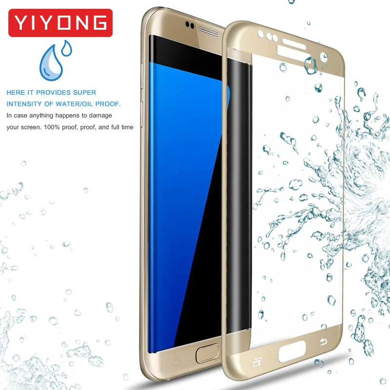 YIYONG 3D Edge изогнутое стекло для samsung Galaxy S6 S7 Plus Закаленное протектор экрана S 7 6 |