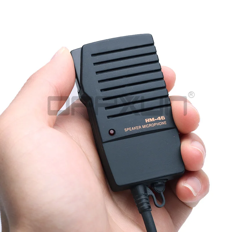 OPPXUN HM-46 ручной микрофон для динамика PTT ICOM IC-V8 V82 V85 T2H T8A 2AT E90 W32A двухстороннее радио