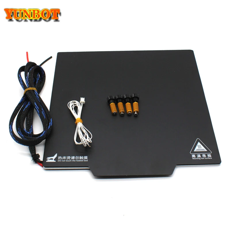 Детали для 3d-принтера Ender тепловая платформа алюминиевая с кабелем 235*235*3 мм 24 в вт