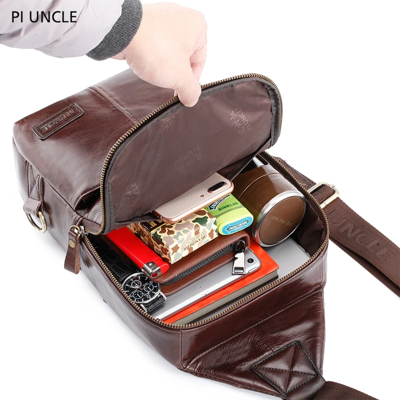 Корейские Дизайнерские Сумочки мужская сумка для отдыха из натуральной кожи