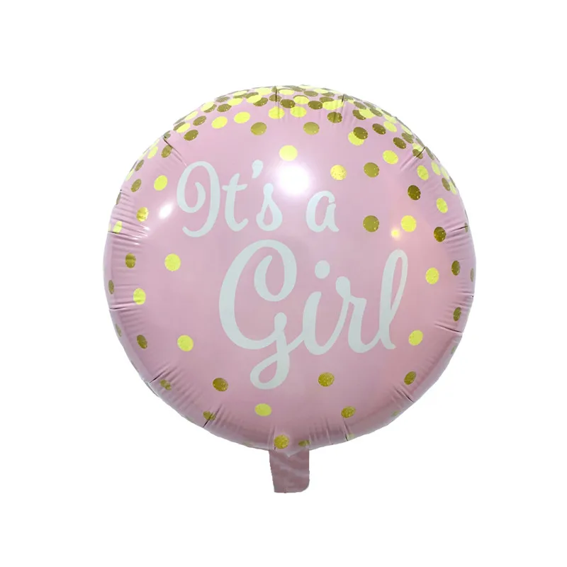 Chicinlife 5 шт. 18-дюймовых фольгированных шаров «Это мальчик/девочка» для празднования пола ребенка, украшение на день рождения новорожденного малыша, снабжение на бэби-шауер.