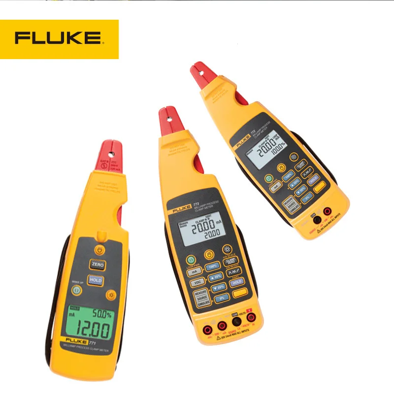 

Fluke Fluke Plier-Type Current Meter F771/F772/F 773 MA Process Clamp Ammeter Loop Calibrator