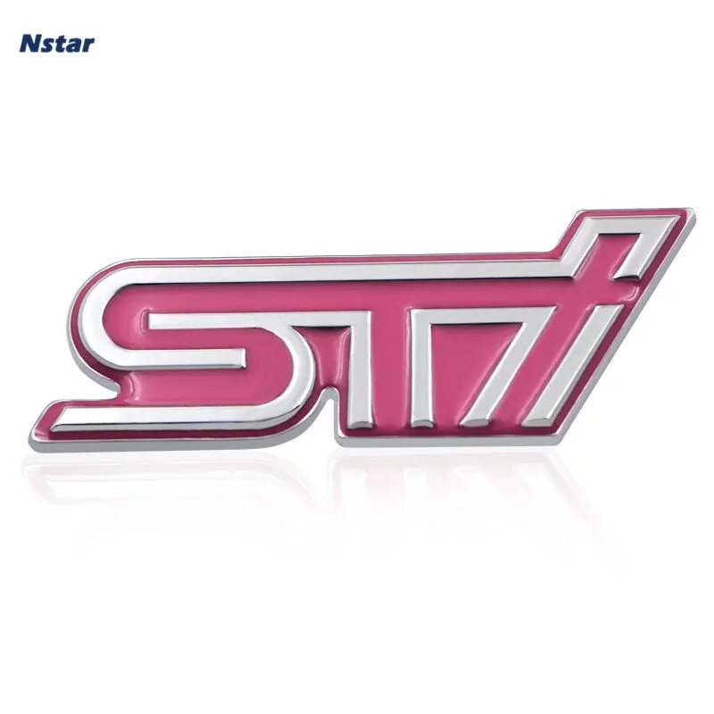 1 шт. эмблема переднего гриля автомобиля Nstar из сплава STI значок для украшения