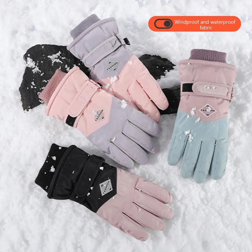 1 пара высококачественных искусственных практичных варежек лыжные перчатки