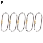 5 шт., титановый мини-карабин