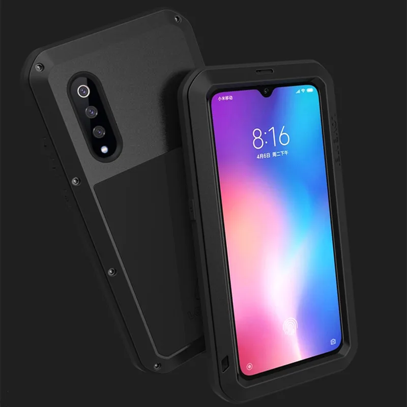 

Luxury Aluminum Metal Case For Xiaomi Mi 9 Cover Powerful Armor Shockproof Waterproof Case For Xiaomi 9 Mi9 M9 Funda