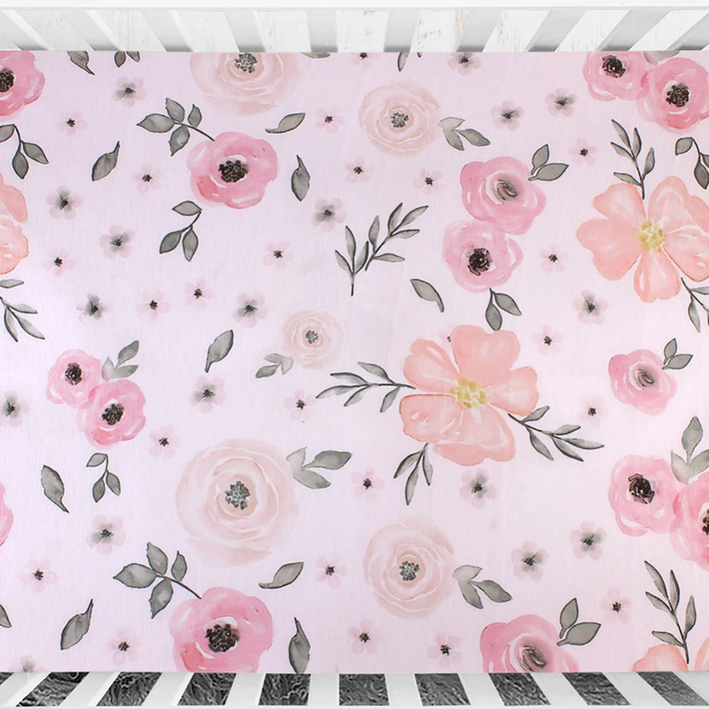 Летняя простыня для новорожденных кроватки из полиэстера мягкий матрас детской