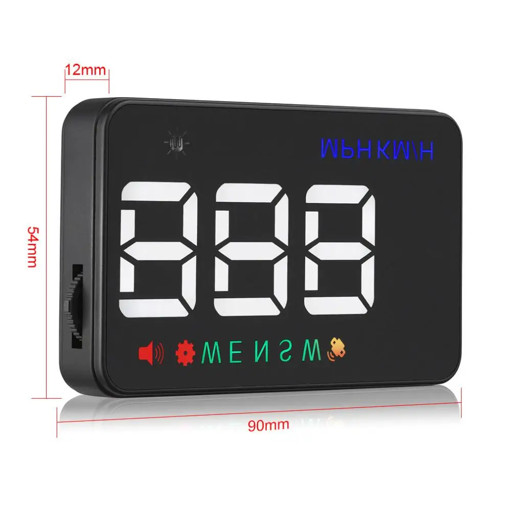 Универсальный 3 5 дюймов A5 Автомобильный дисплей лобовое стекло проектор