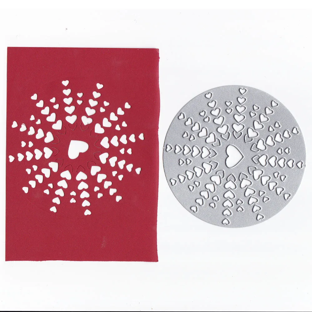 Heart Flower Doily Die Cuts New 2019 Metal Cutting Dies for DIY Scrapbooking Card Decor Embossing Stencils Troqueles Craft dies | Дом и сад