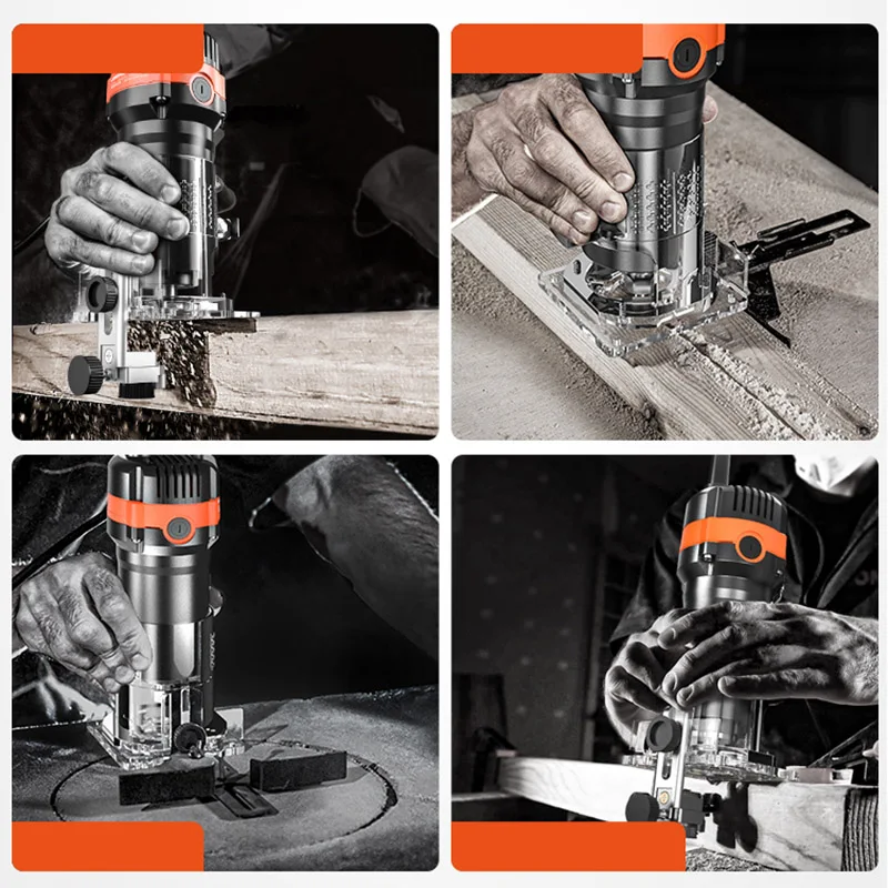 Электрический триммер LOMVUM для деревообработки фрезерная гравировка Пазовая