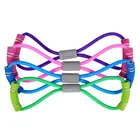 Эластичная лента для йоги, ралли, 8 слов, латексный резиновый ремешок для упражнений, фитнеса, пилатеса, йоги, тренажерного зала