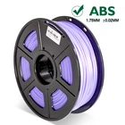 ABS-нить для 3D-принтера, 1 кг, 1,75 мм, 350 мрулон, допуск +-0,02 мм, хорошая прочность, экологически чистый материал для печати без пузырей 100%