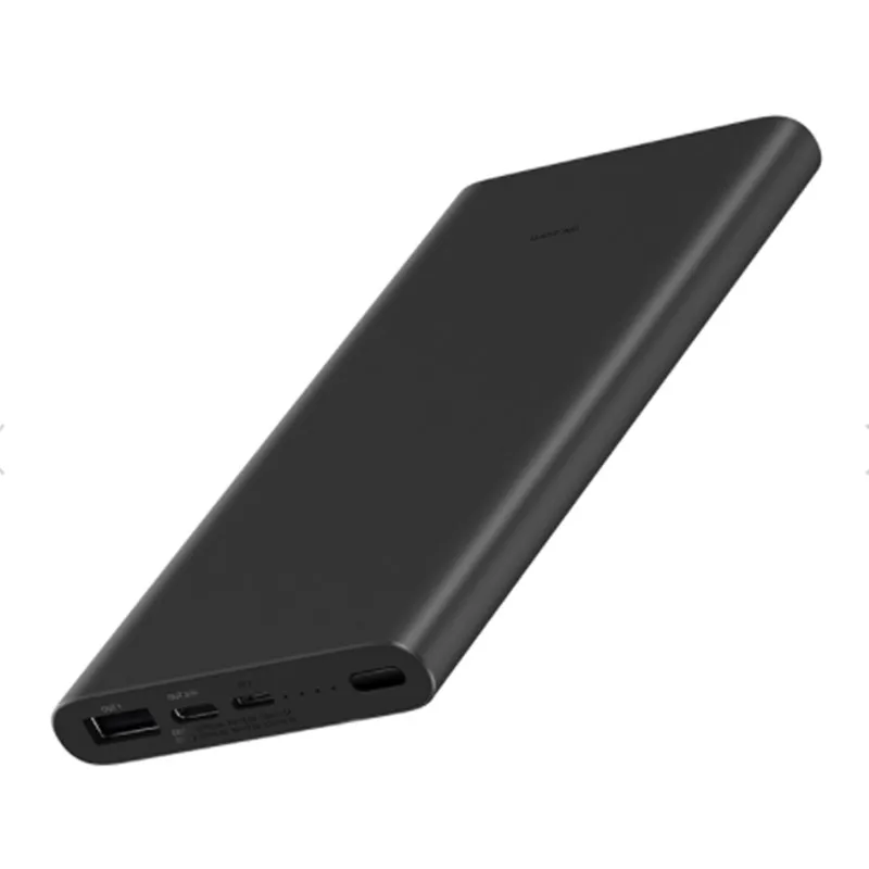 xiaomi mobile power 3 10000mAh USB-C двухсторонняя версия быстрой зарядки power bank QC3.0 портативное зарядное устройство 2 USB 10000mAh