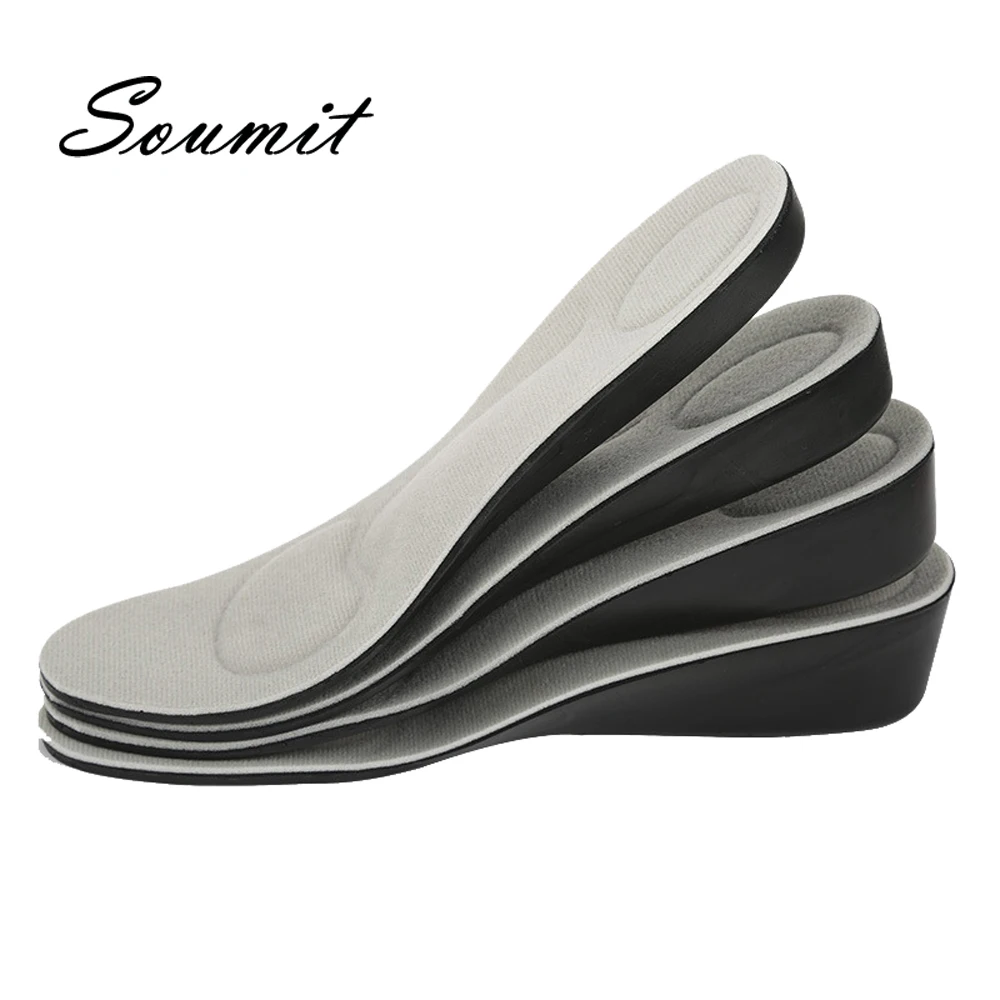 

PU Height Increase Insole Flat Foot Arch Support Orthopedic Shoes Inserts Cushion Comfort Memory Foam Shock Absorption Insoles