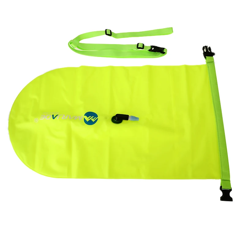 

37.5*72cm Newly Water Sports Safety Swimming Device Safety Swim Floating Inflated Buoy Flotation For Pool Water Sea Swim Air Bag