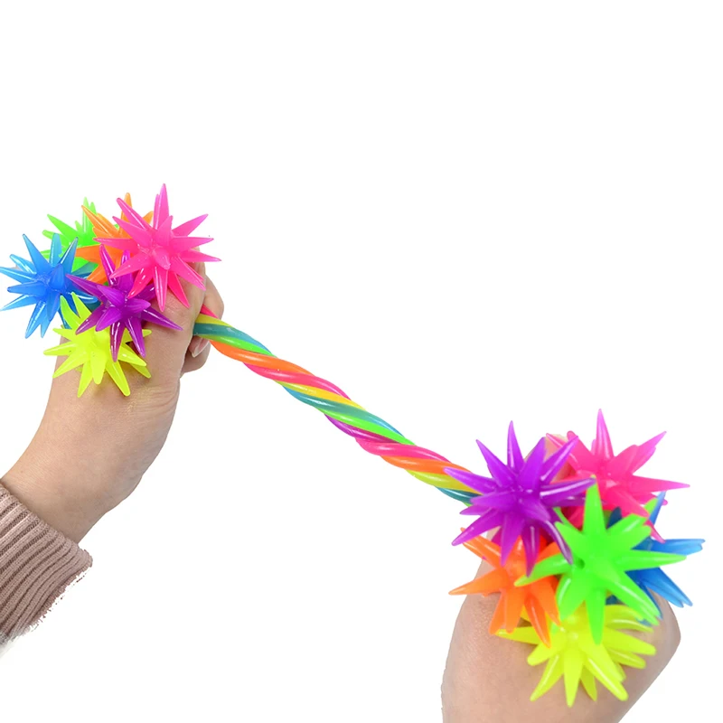 

3pc Double-headed Meteor Hammer Stress Reliever Toy Antistress Hand Adult Toys Children Squeeze Sensory Toys Gifts