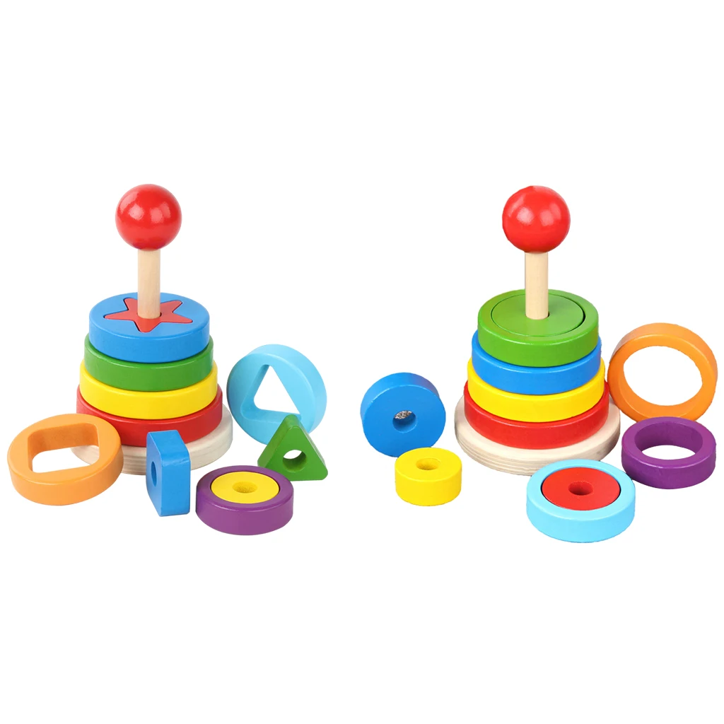 

Детские развивающие кольца для сборки и обучения