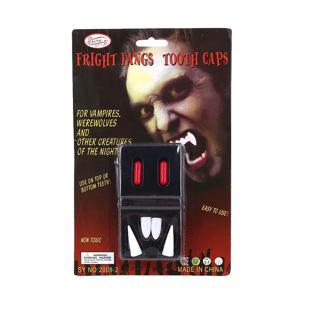 Маскарадное платье зубные аксессуары зубы Призрак Хэллоуин косплей костюм