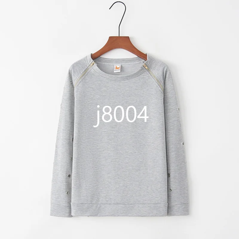 New Fashion Kawaii Kawaii Logo Letter Print For Women Autumn Loose Casual Black O-Neck Tee Shirt Female Long Sleeve To