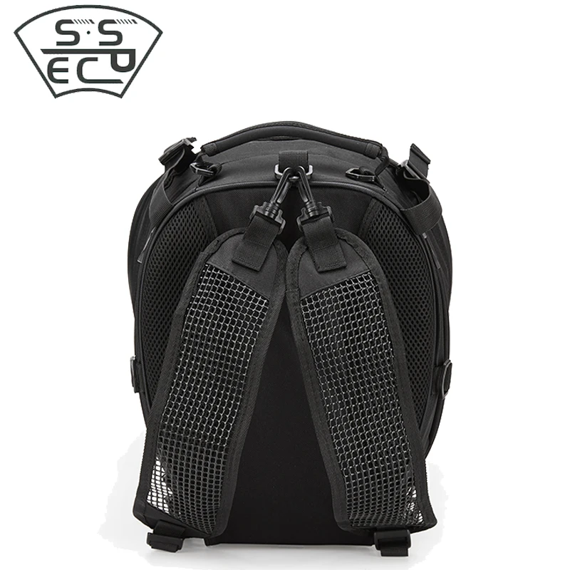 High Capacity Motorcycle Back Seat Bag Waterproof Durable Scalable Moto Storage Helmet Backpack Riding Travel Saddle |