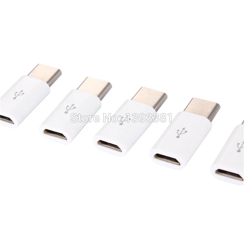 100pcs Micro USB Cable Female To 8Pin Male 30pin 8pin 8 Pin/ Usb 3.1 Type C Adapter Connector for iPhone Samsung | Мобильные