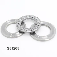 s51205 bearing 254715 mm 2pcs abec 1 stainless steel thrust s 51205 ball bearings