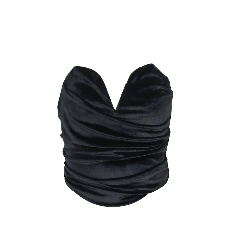 Лидер продаж 2021 новый сексуальный однотонный бархатный жилет EAGLEWOLF без бретелек