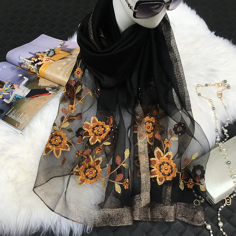 

2021 женский осенне-зимний кашемировый шарф, Женский Повседневный длинный шарф, теплый шарф, черный