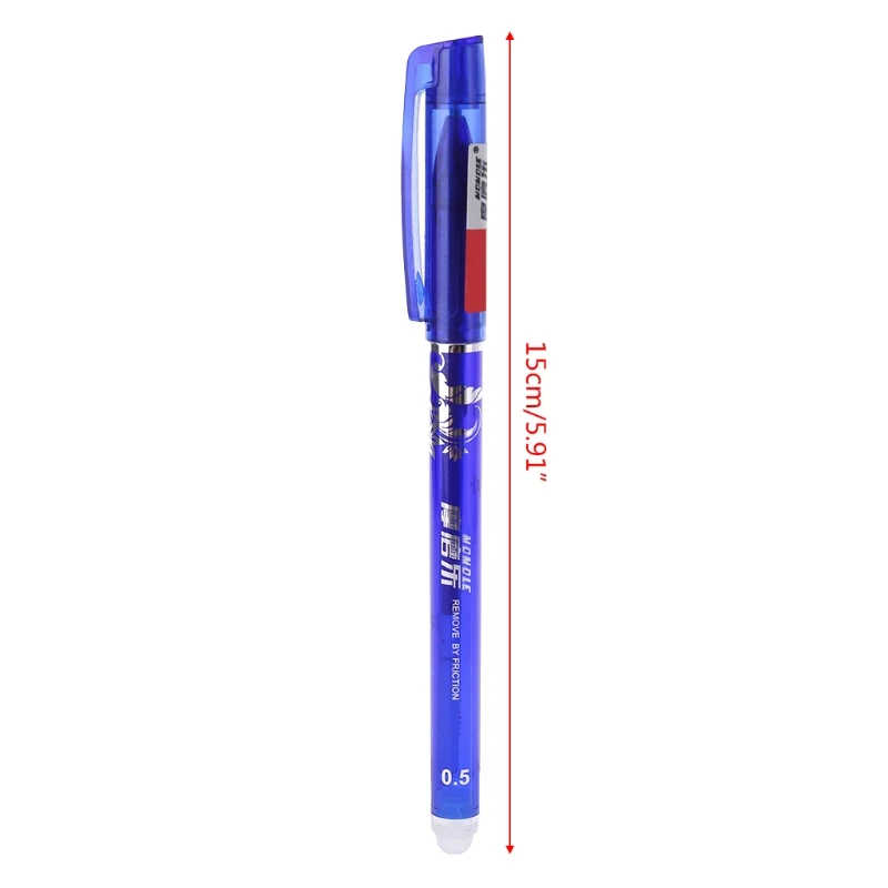 

12Pcs Creative 0.5mm Magic Erasable Gel Pens Blue Ink Office Student Stationery