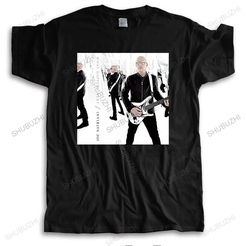 

Летняя брендовая Футболка мужская хлопчатобумажная футболка, топы с круглым вырезом, Джо сатриани, что происходит, следующий гитарист, боль...