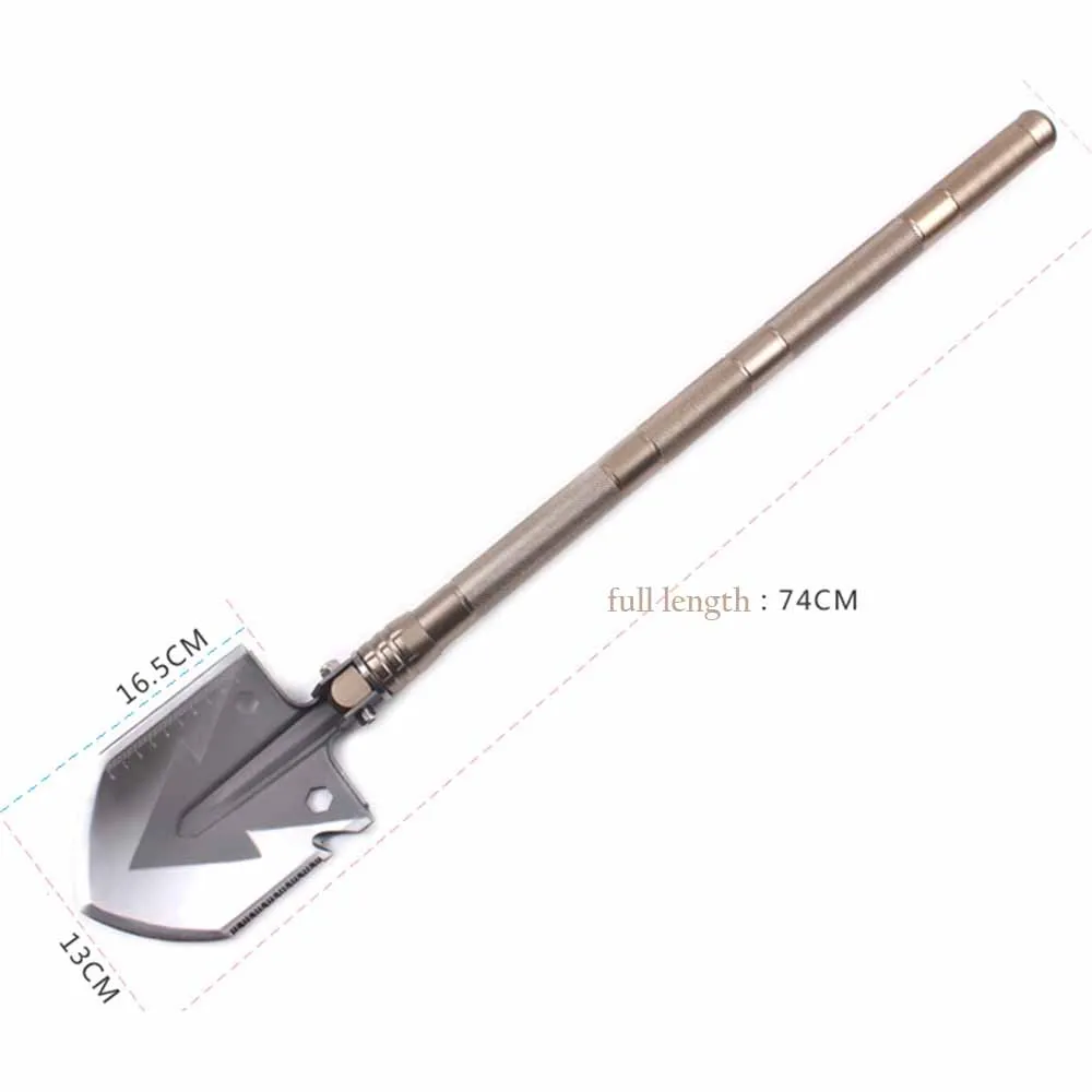 

Outdoor Camping Tools Survival Equipment Multifunctional Engineer Shovel Mountaineering Adventure Folding Self-defense Tool