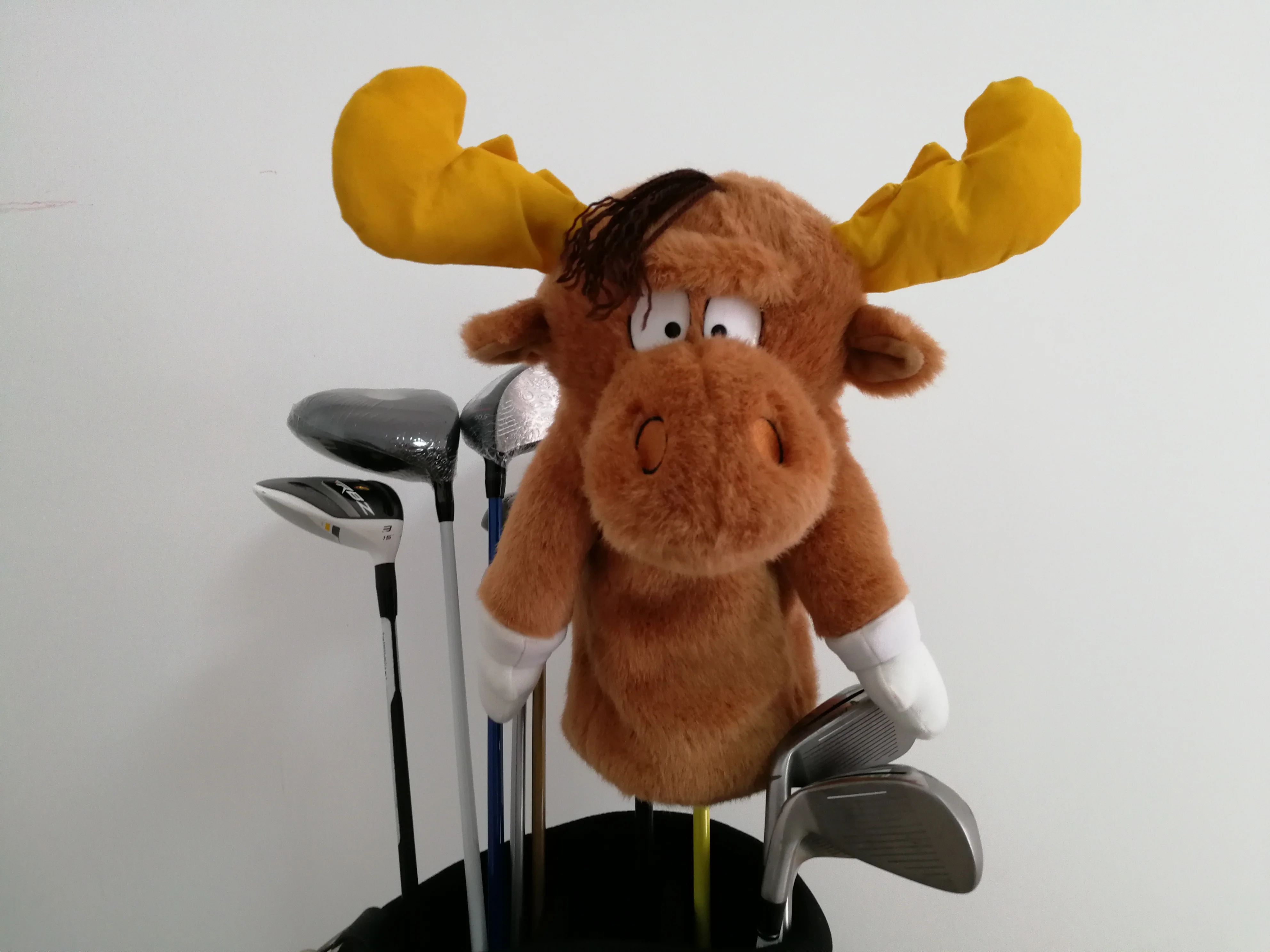 Чехол для головы гольфа с мультяшным животным 460cc забавный утолщенный плюшевый