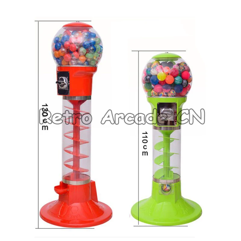 Автомат с монетоприемником для конфет большая капсула вертикальный торговый