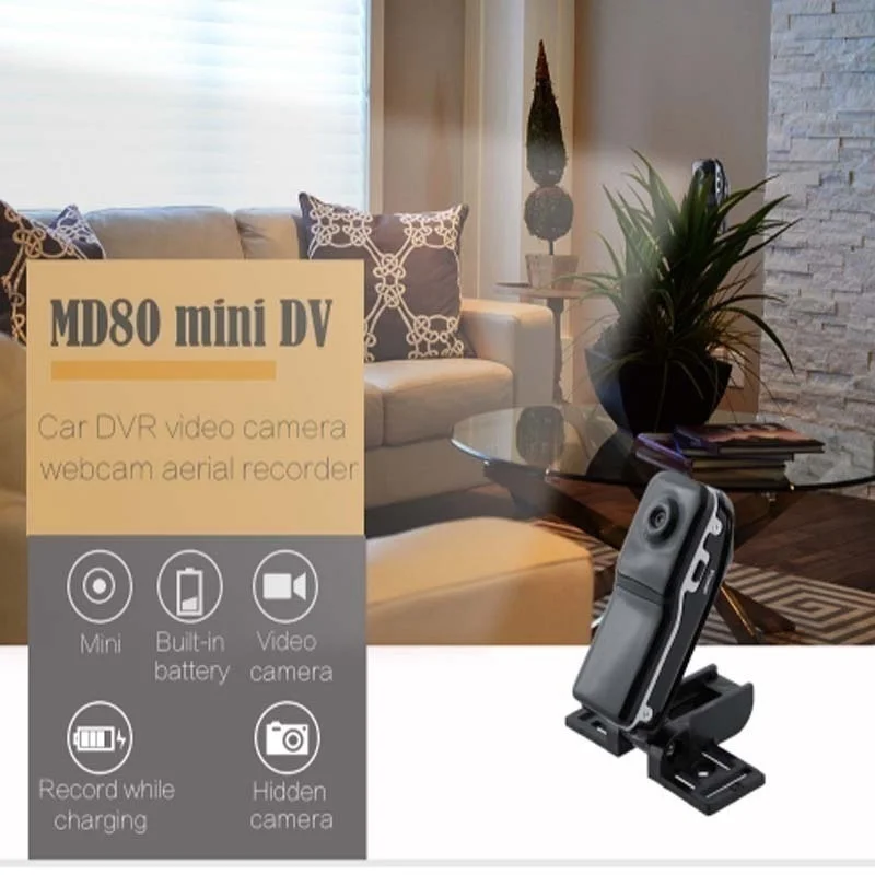 Мини-камера MD80 для наружного использования портативная мини-камера DV HD Micro Cam