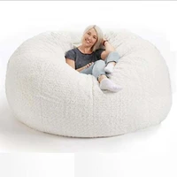 180x90cm microsuede foam giant bean bag memory living room chair lazy sofa soft cover