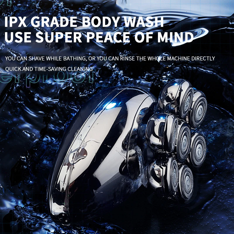 Триммер для бороды Мужской 5 в 1 Аккумуляторный профессиональный триммер волос с 7