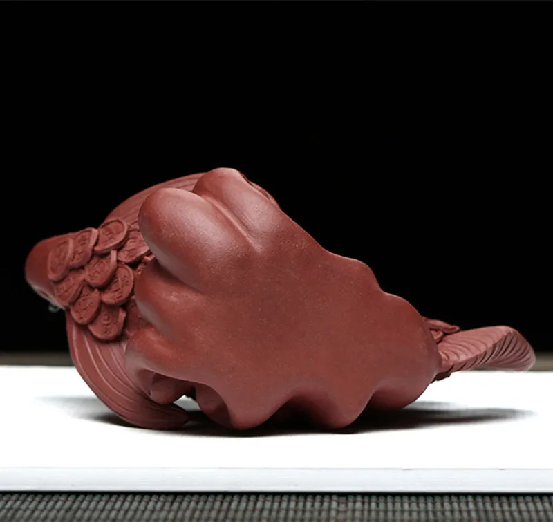 Новинка из фиолетовой глины благоприятный рыбы Чай Pet китайский чайный набор