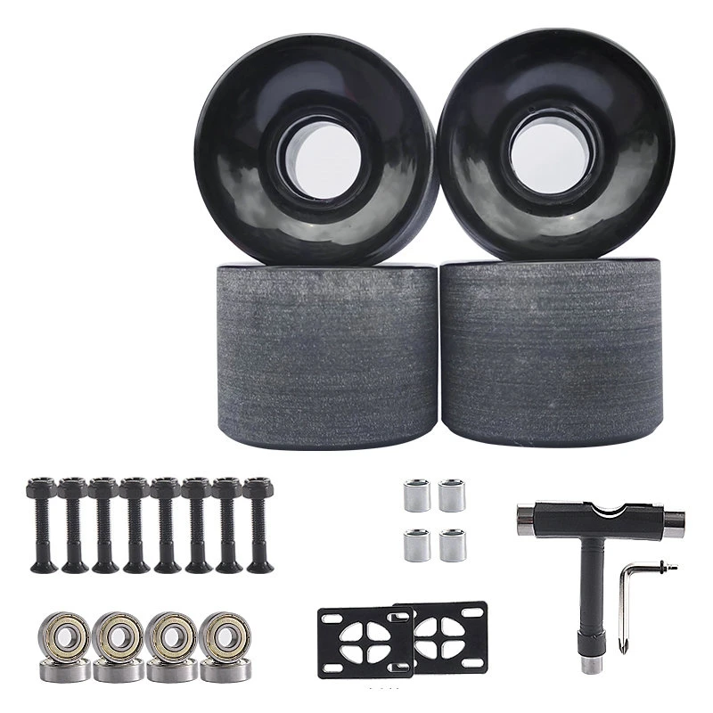 

4Pcs 78A 60X45mm Longboard Skateboard 4 Wheels Cruiser Repair with Bearings Spacers Roller Sports Skateboard Wheels