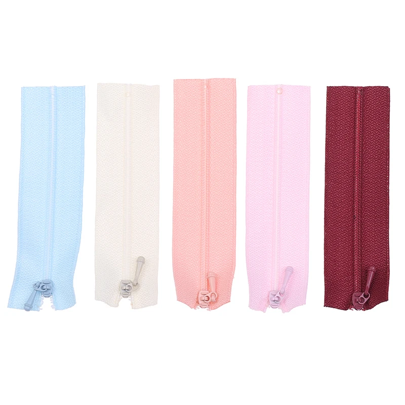 

5 Pcs Mini Zipper for Doll Clothing DIY Handmade Sewing Zipper Scrapbooking Garment Applique DIY Doll Clothes Accessories