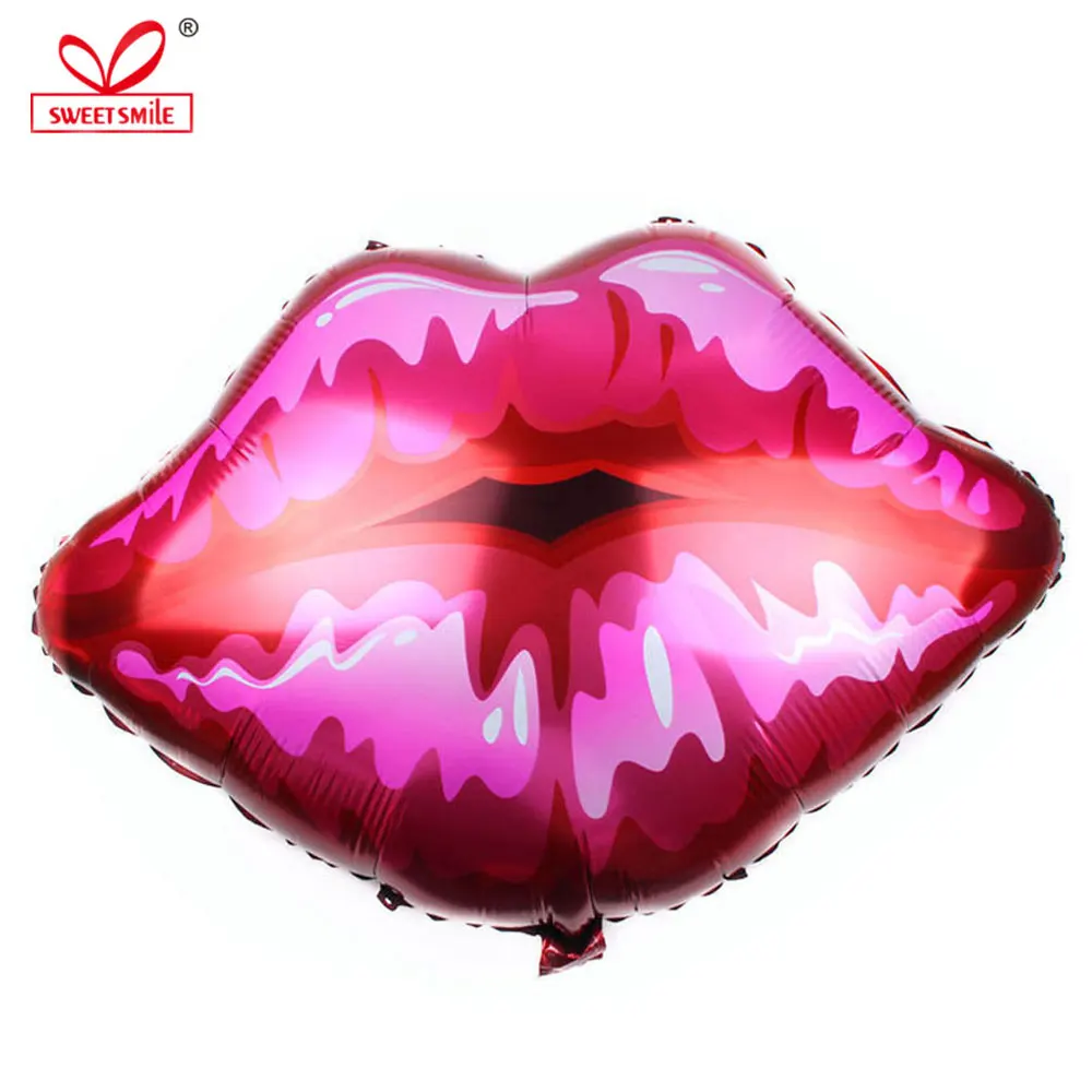 

Lips Foil Balloons Valentine Day Ballon Proposal Anniversary Decorations Helium Air Ball Wedding Ballons Birthday Party Supplies