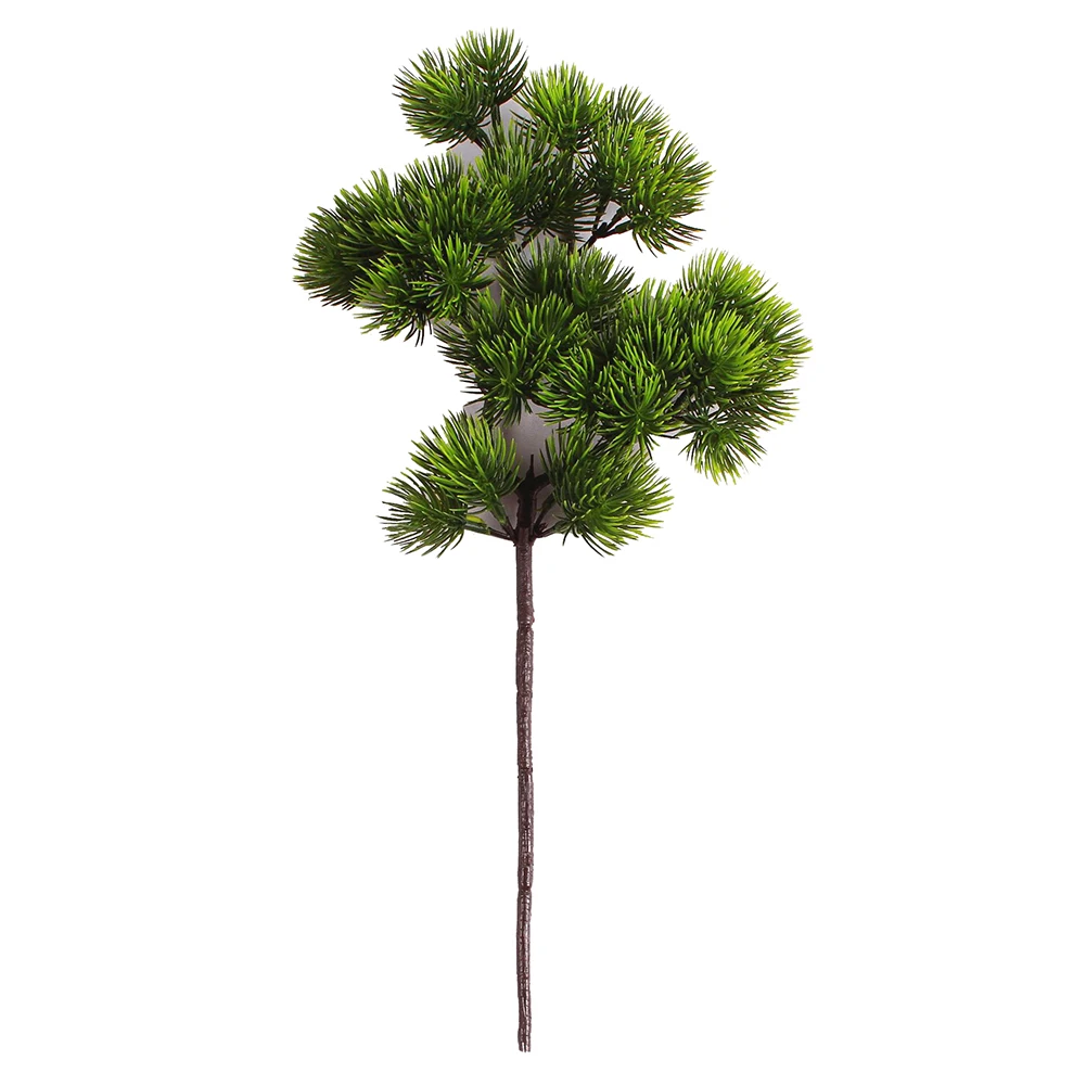 1 шт. пластиковые искусственные сосновые кипарисовые растения бонсай сад домашний офис Декор