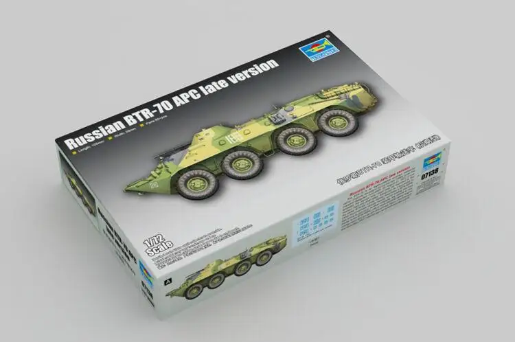 

Trumpeter 1/72 07138 Russian BTR-70 APC Late Version