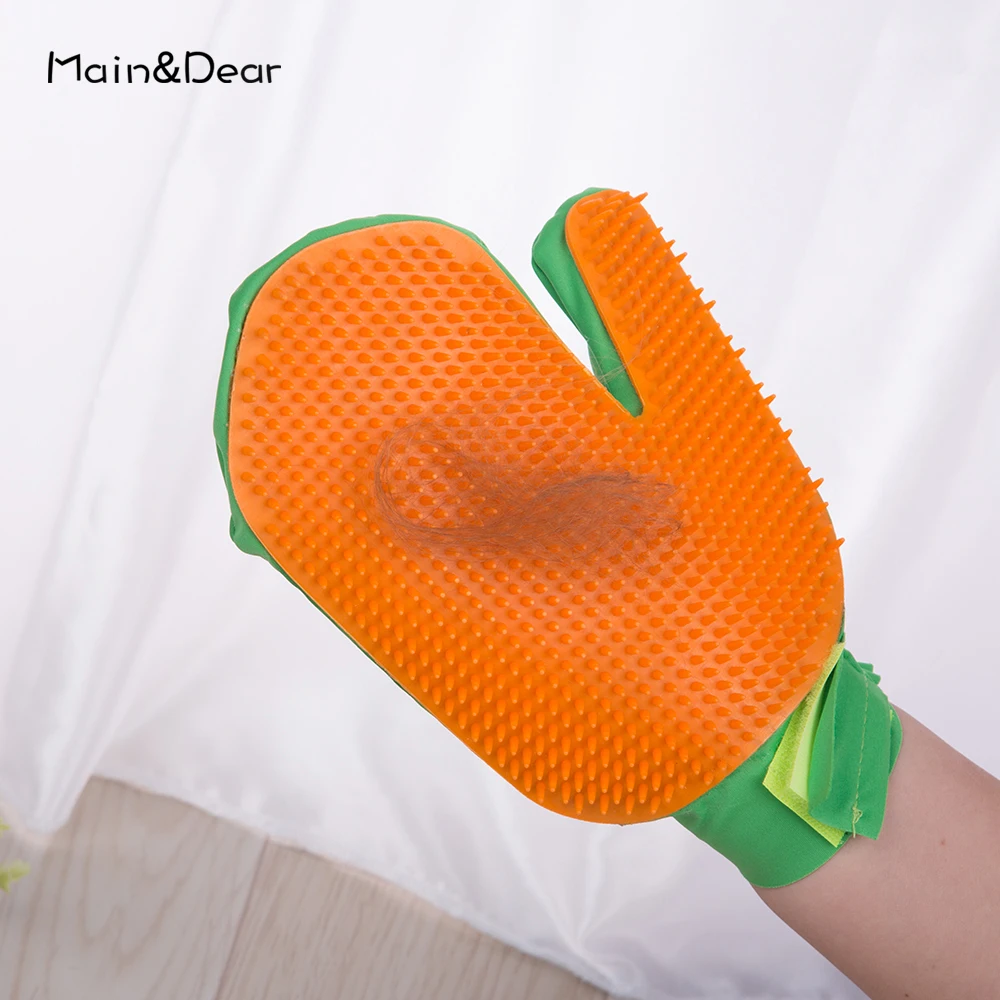 

Cat And Dog Universal Combing Hair Gloves Pet Grooming Hair Removal Massage Brush Gloves Easy To Use And Cleaning Brush